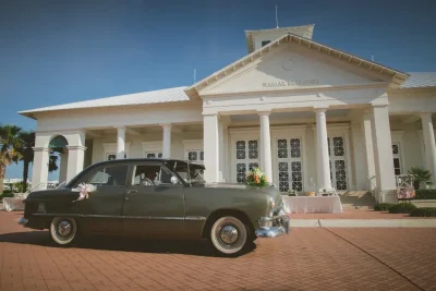 Classic NAMAR Event Center exterior on South Padre Island