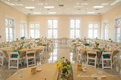 Elegant wedding reception at NAMAR Event Center