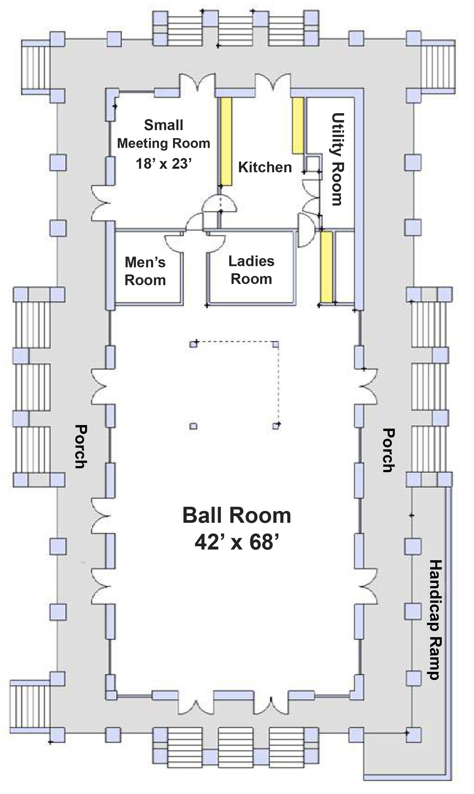 NAMAR Event Center Floor Plan